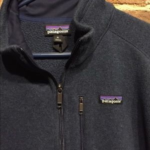 New Patagonia Half Zip Pullover XL Navy Blue
